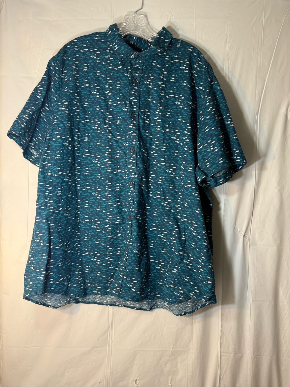 Banana Republic short sleeve button down men’s shirt size 2XL